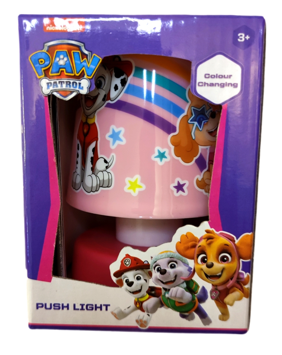 Nachtlicht von Paw Patrol mit Farbwechsel.